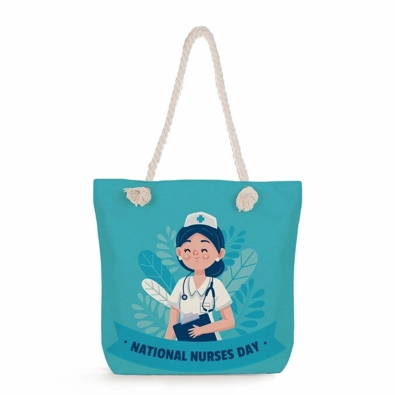 Women's Classic Style Nurse Canvas Shopping Bags