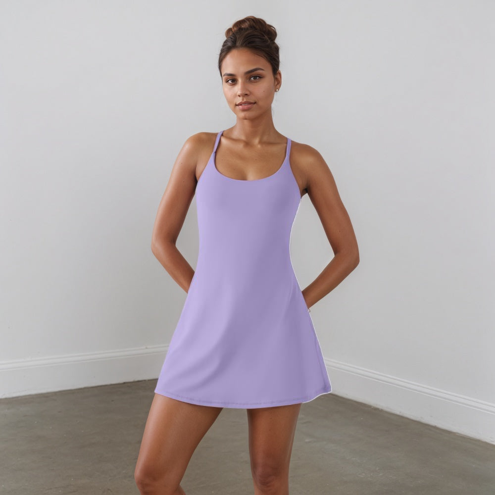 Plush Backless Active Dress