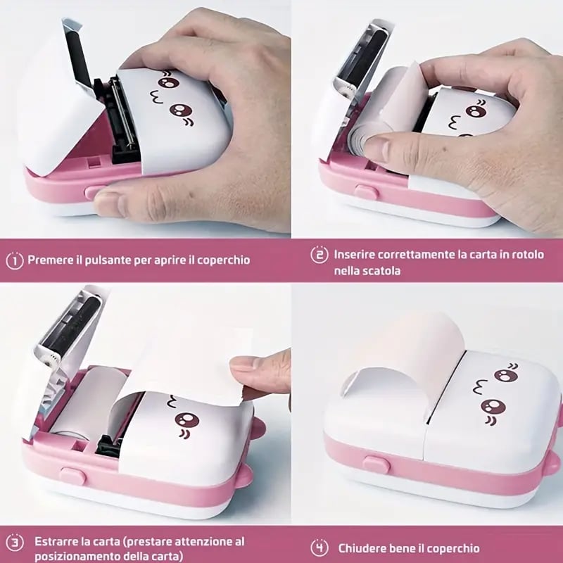 Portable Mini Bluetooth WiFi Printer
