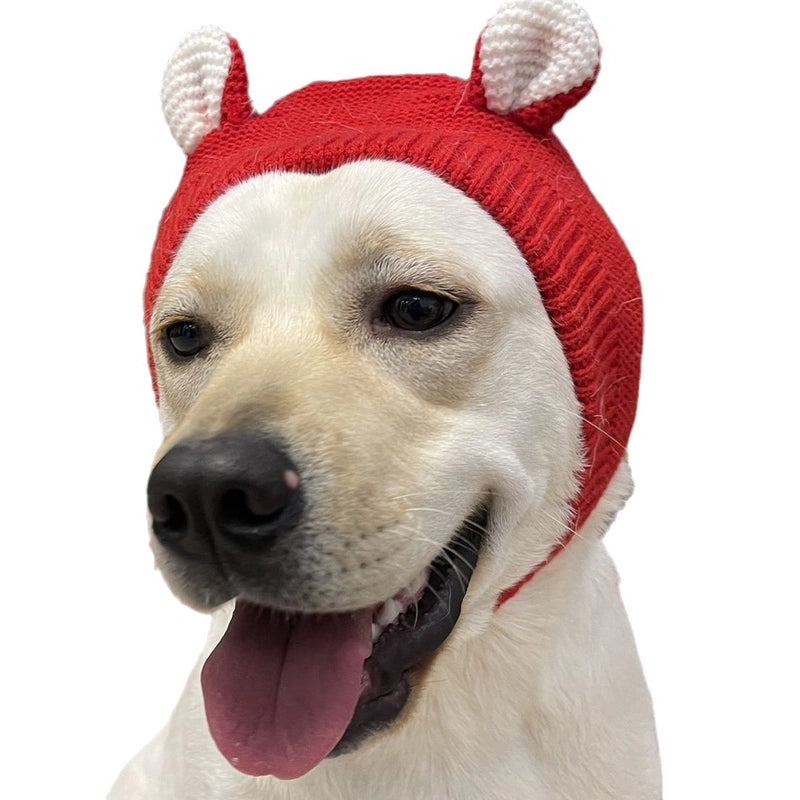 Cute Knit Solid Color Pet Hat