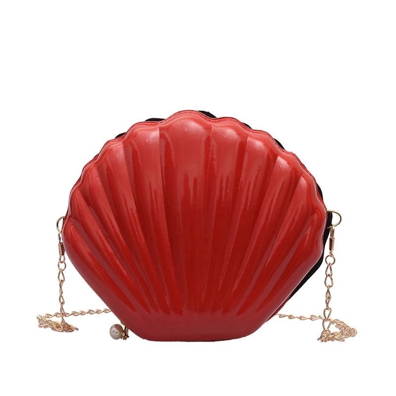 Women's Small Pu Leather Solid Color Streetwear Shell Zipper Dome Bag
