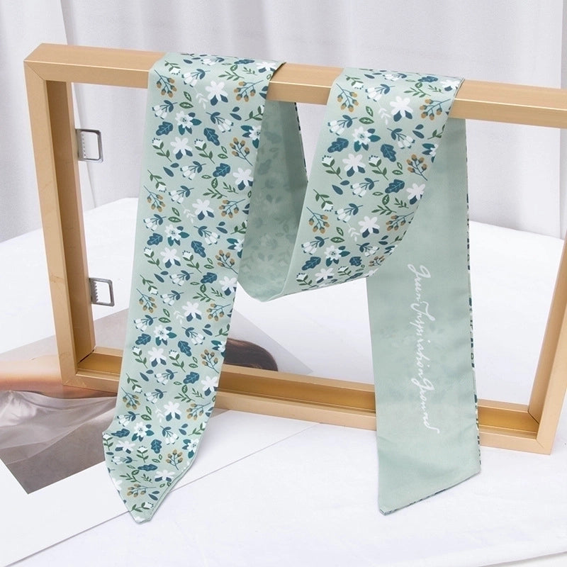 Women's Casual Minimalist Printing Plaid Flower Polyester Hair Band