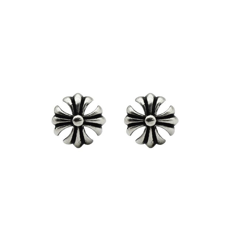 925 Sterling Silver Crosses Stud Earring