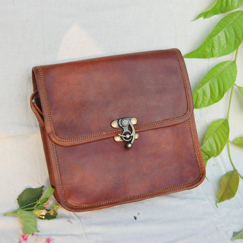 Small Shoulder Crossbody Leather Bag