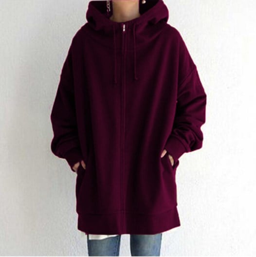 🌷HOT SLAE 49% OFF🌷Women's Autumn/Winter Zipper Hooded Sweater
