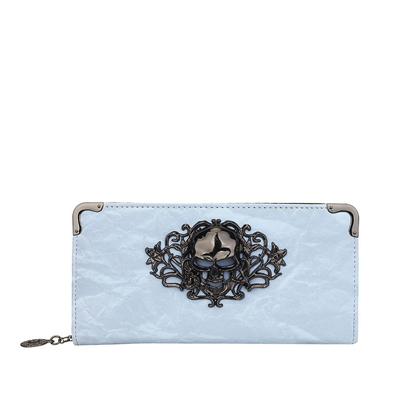 Women's Pu Leather Color Block Retro Classic Style Square Zipper Small Wallets
