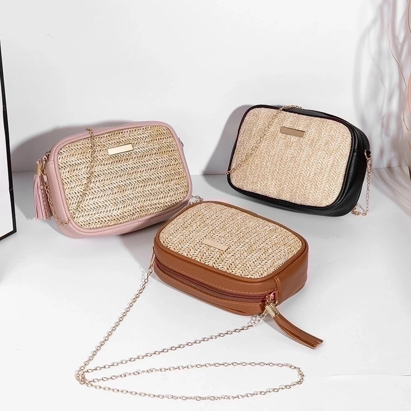 Women's Small Spring&summer Straw Fashion Shoulder Bag