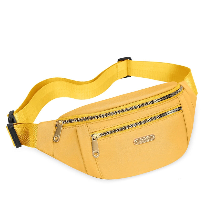 Women's Waist Bag New Coin Purse Mobile Phone Bag Large Capacity Chest Bag Outdoor Sports Running Multifunctional Chest Bag