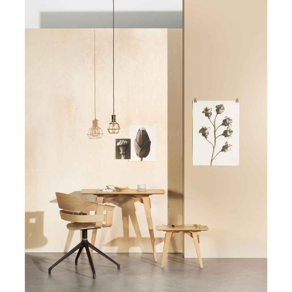 Design House Stockholm Arco Small Desk. oak