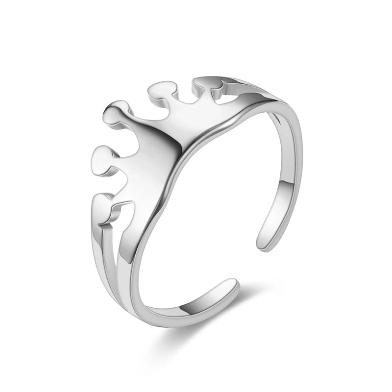 Heart Titanium Steel 18K Gold Plated Carving