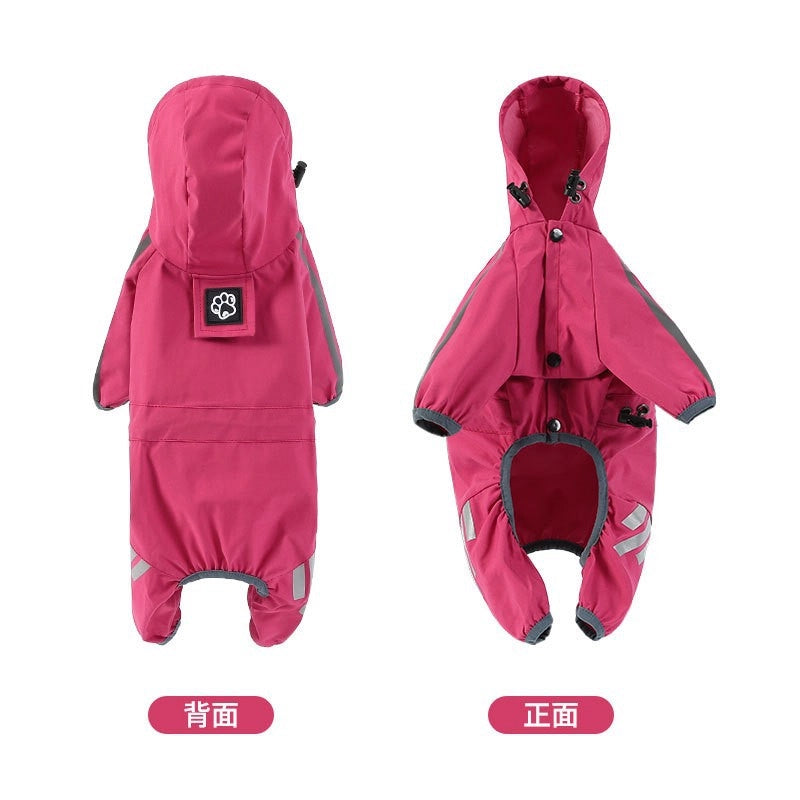 New Pullable Large. Medium And Small Dog Pet Rainy Day Out Clothes