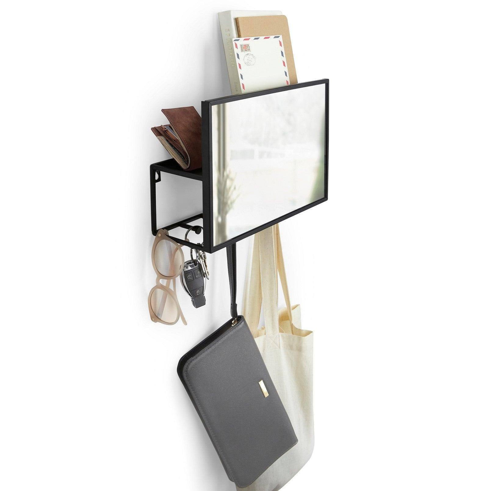 Cubiko Mirror and Organiser - Black