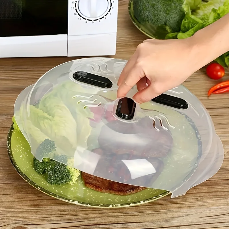 MICROWAVE COVER SPLASH-PROOF SPILL-PROOF MAGNETIC REFRIGERATOR PLASTIC HEATING COVER