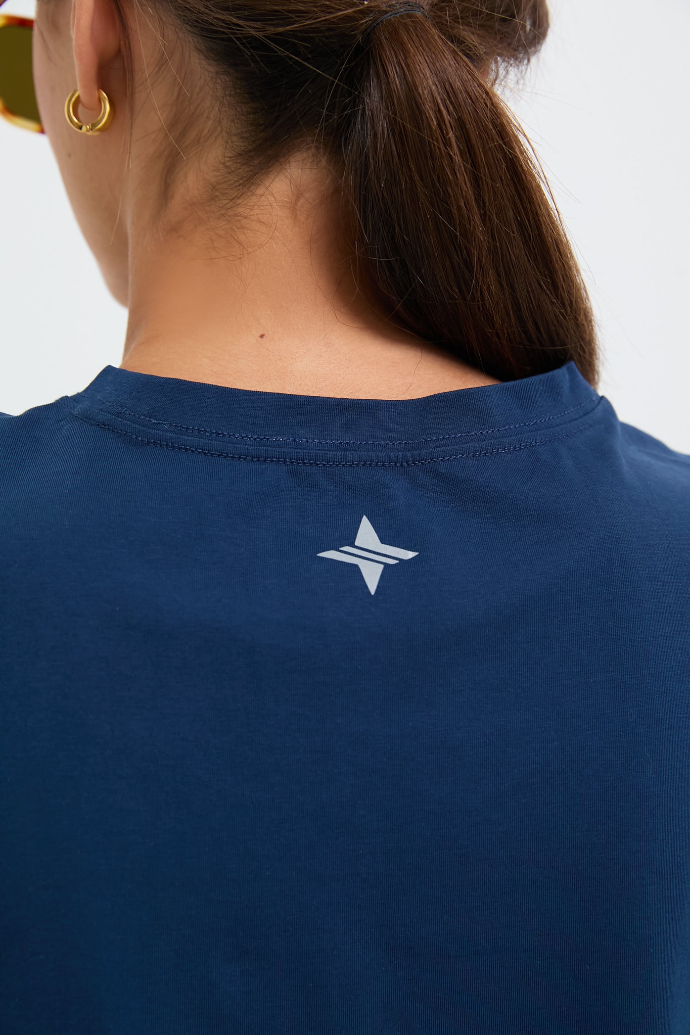 Navy Cotton Sasha Tank