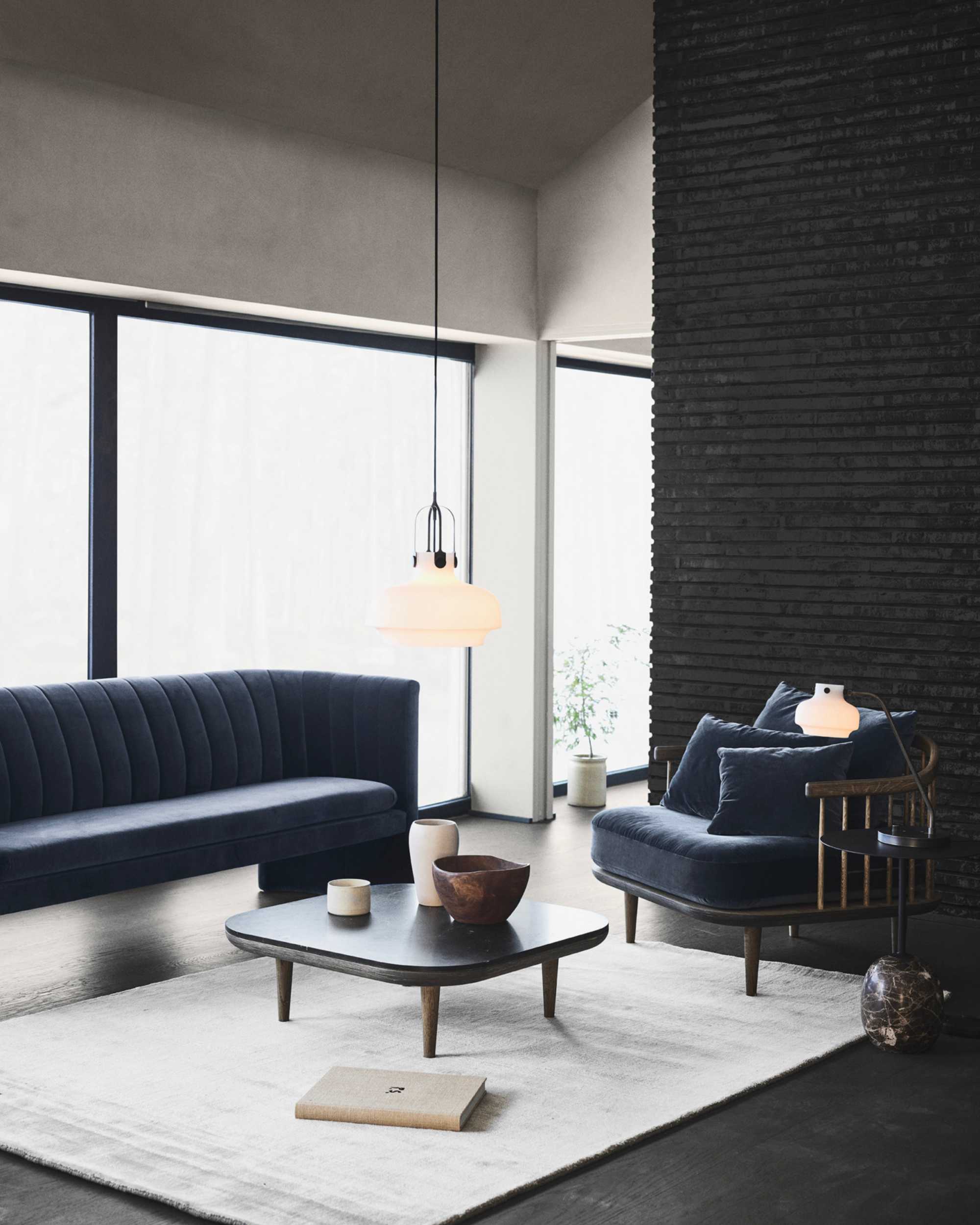 Copenhagen SC7 pendant lamp (?35cm). opal