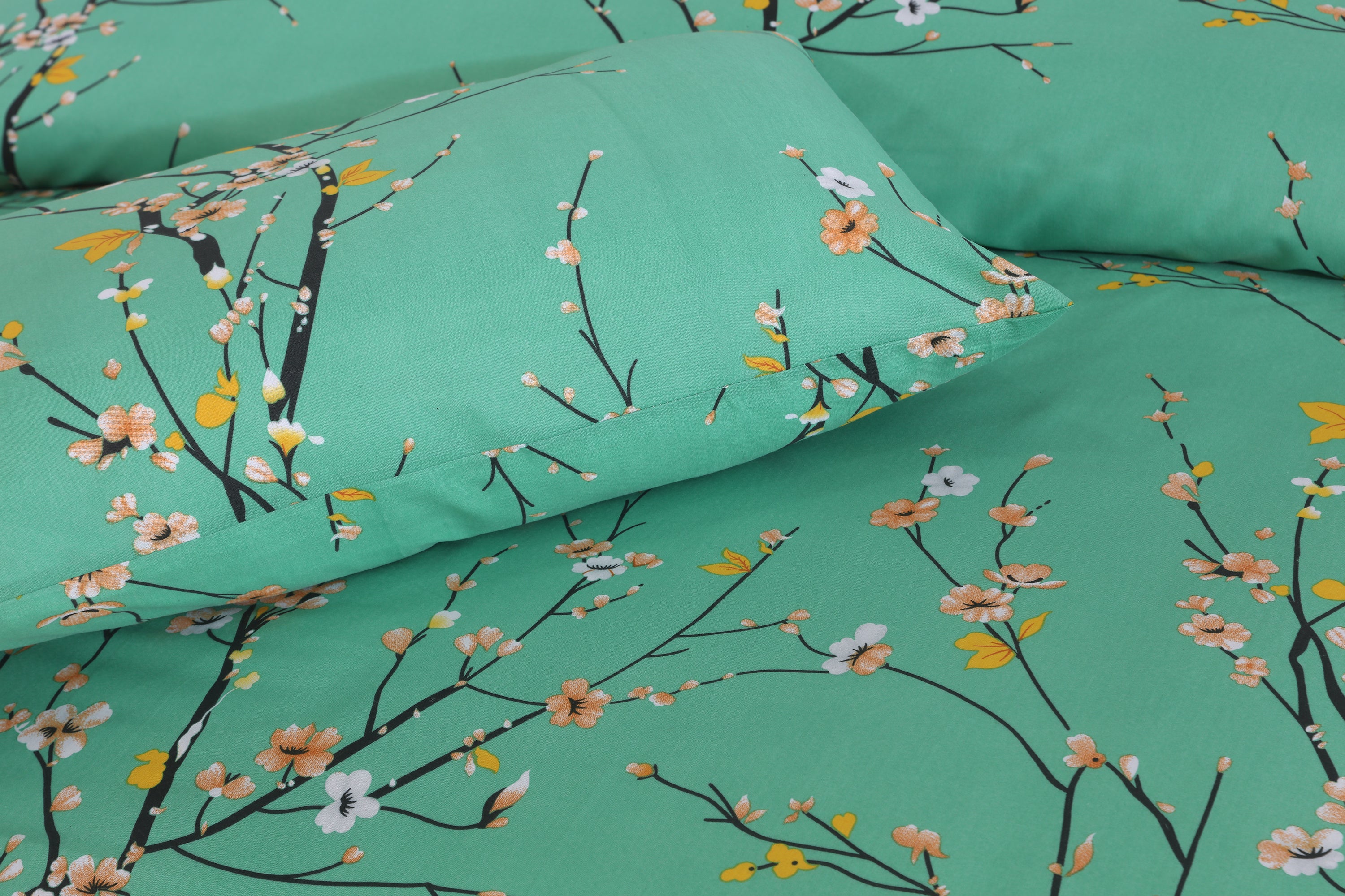 Floral Teal-Bed Sheet Set