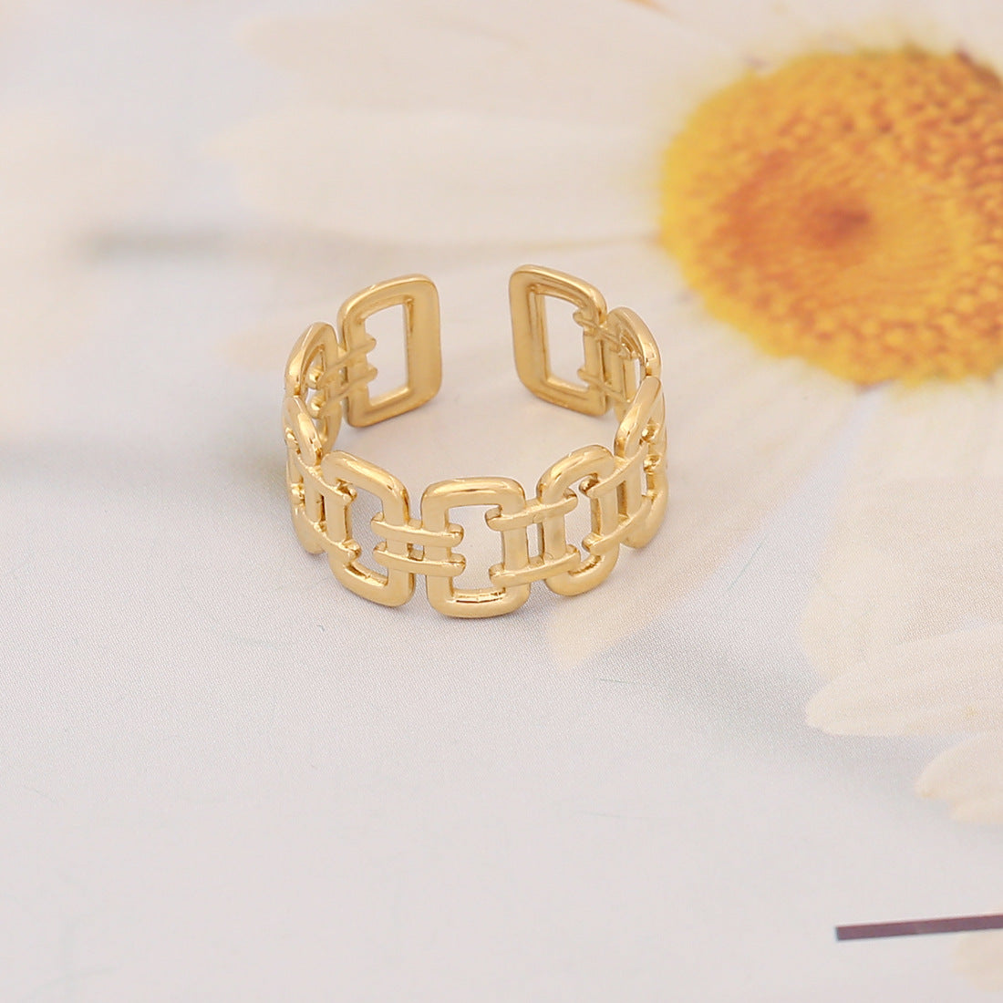 Women Heart Animal Metal Geometric Stainless Steel Rings