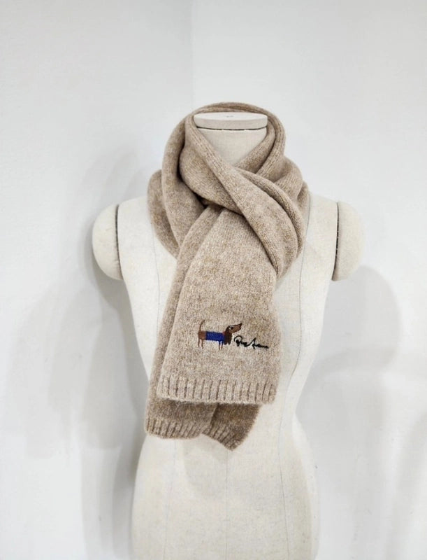 Women's Cute Sweet Classic Style Solid Color Polyester Scarf