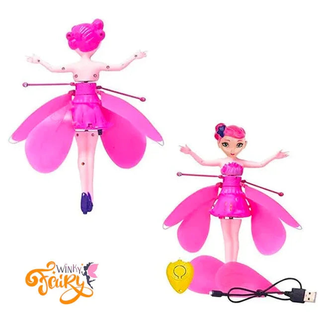 Imported Magic Flying Fairy Princess Doll Gesture Sensing For Kids with Usb Rechargeable Mini Flying Toy