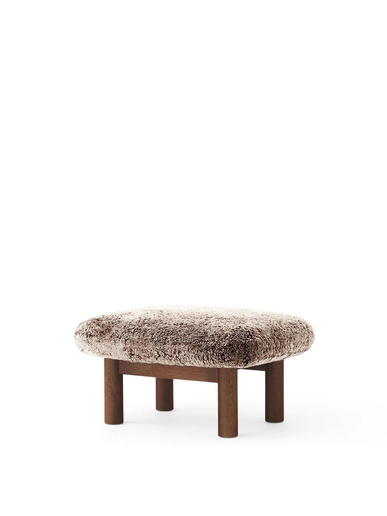 Brasilia Ottoman. Sheepskin