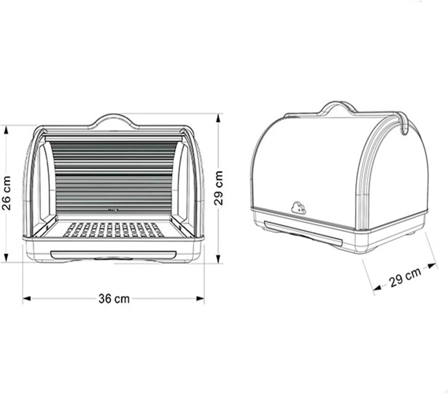 Dish Drying Rack Kitchen Tableware Drain Rack Dishes Tableware Storage Box Countertop Household Cupboard Rack