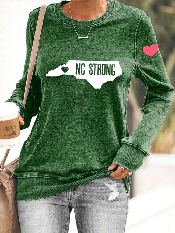 Women's Florida Strong Print Sweatshirt