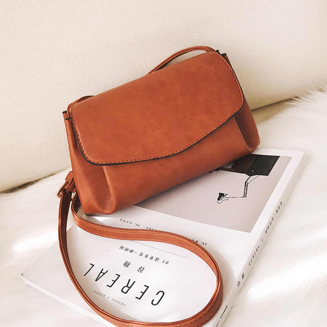 Simple Solid  Crossbody Bag