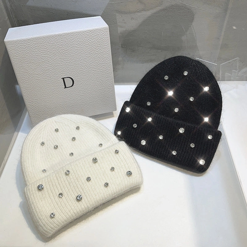 Women's Modern Style Classic Style Solid Color Eaveless Wool Cap