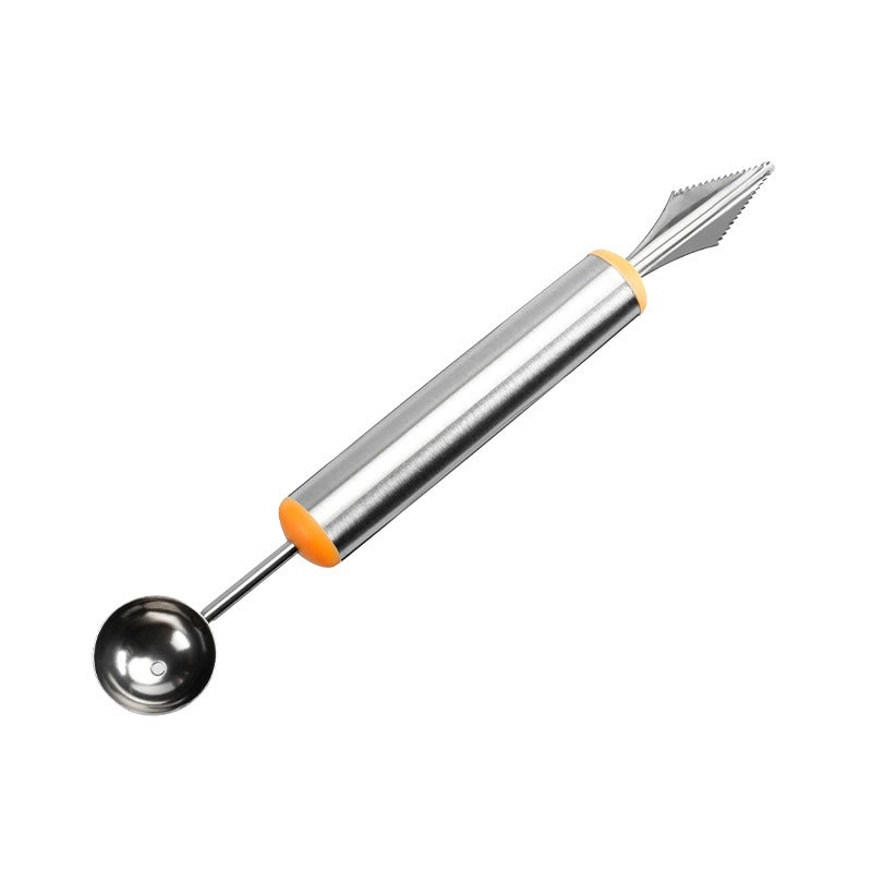 Stainless Steel Ball Digger Fruit Ball Round Spoon Ice Cream Digging Spoon Multifunctional Set Fruit Cutting Split Carved Knife
