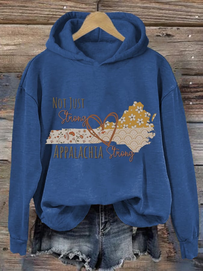 Women's Appalachia Strong Print Casual Sweatshirt