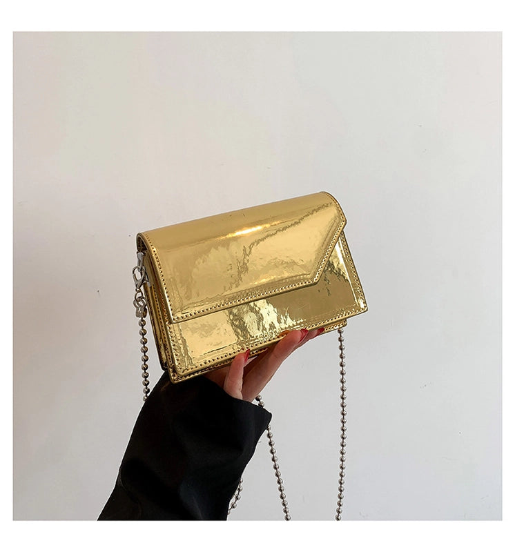 Women's All Seasons Pu Leather Solid Color Streetwear Square Magnetic Buckle Square Bag