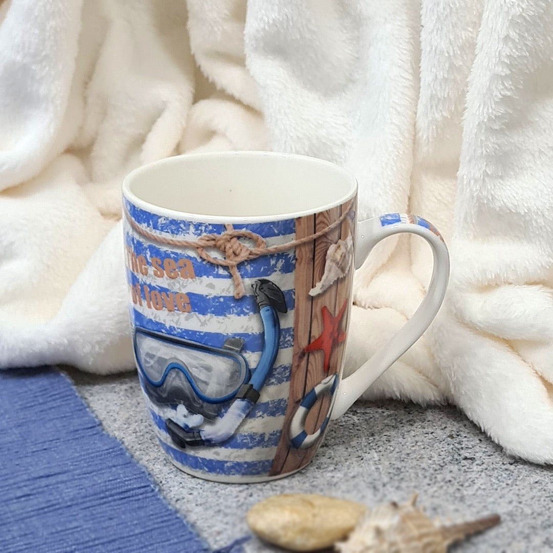 The Sea of Love Porcelain Mugs