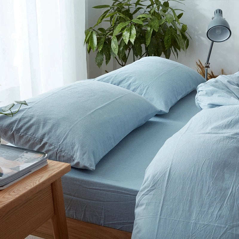 Casual Lattice Solid Color Cotton Pillow Cases Couch & Sofa Decor