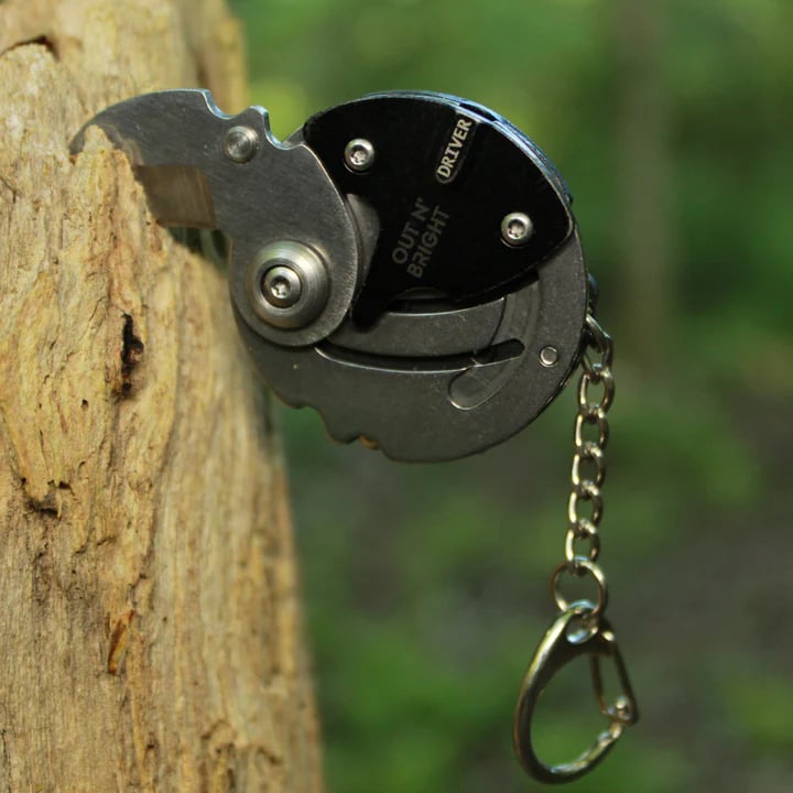 7 in 1 Multifunctional Coin Keychain Screwdriver