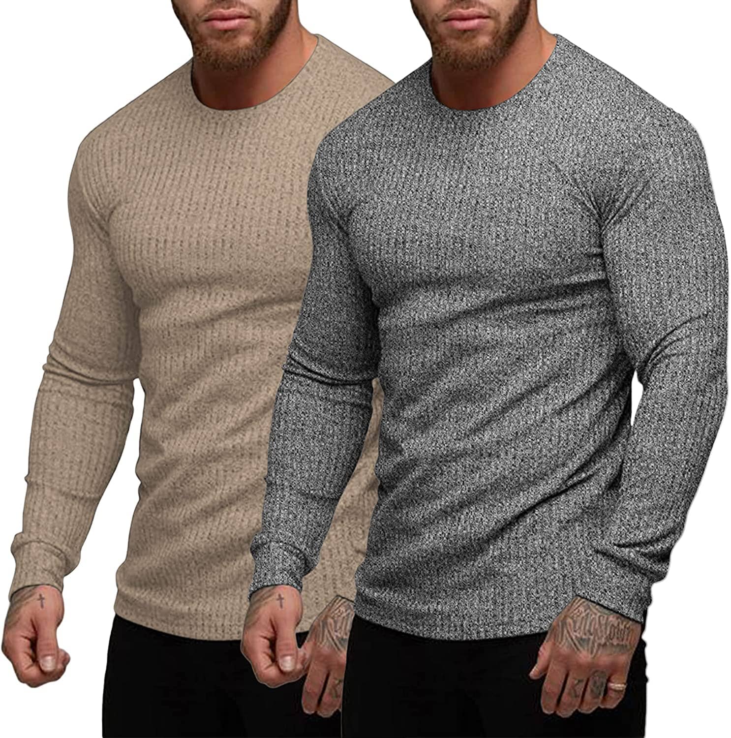 2-Pack Stretch Gym Bodybuilding T-Shirt (US Only)