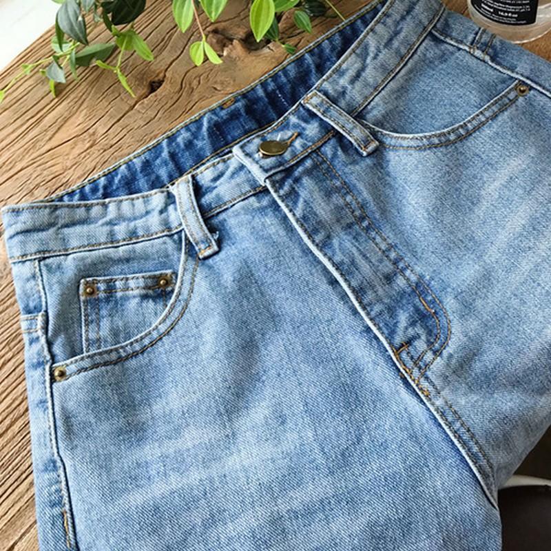 Two Tone High Waisted Jeans