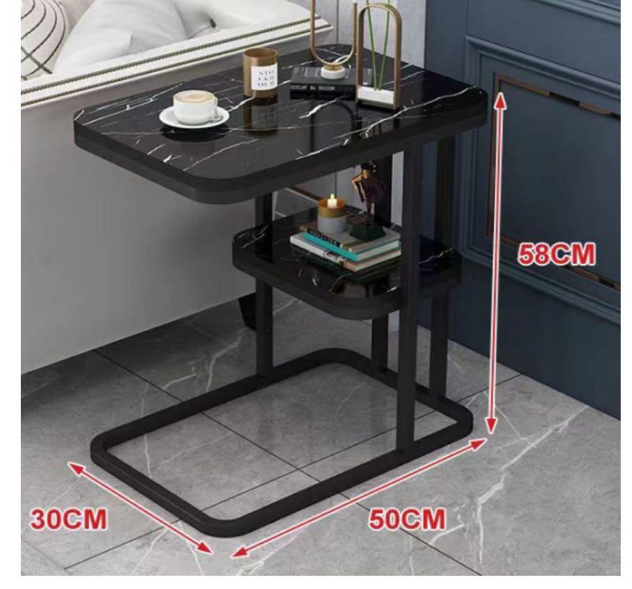 Living Room Sofa Side Table Luxury Square Small Side Table Side Cabinet. Coffee Table Removable Corner Table Small Bedside Tables