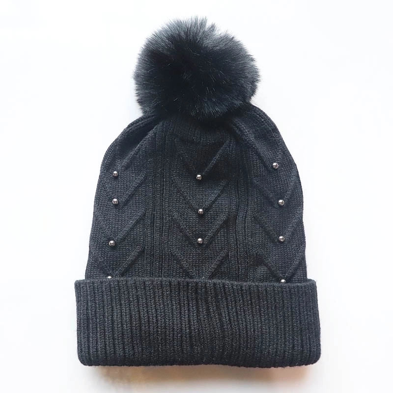 Women's Minimalist Solid Color Crimping Wool Cap