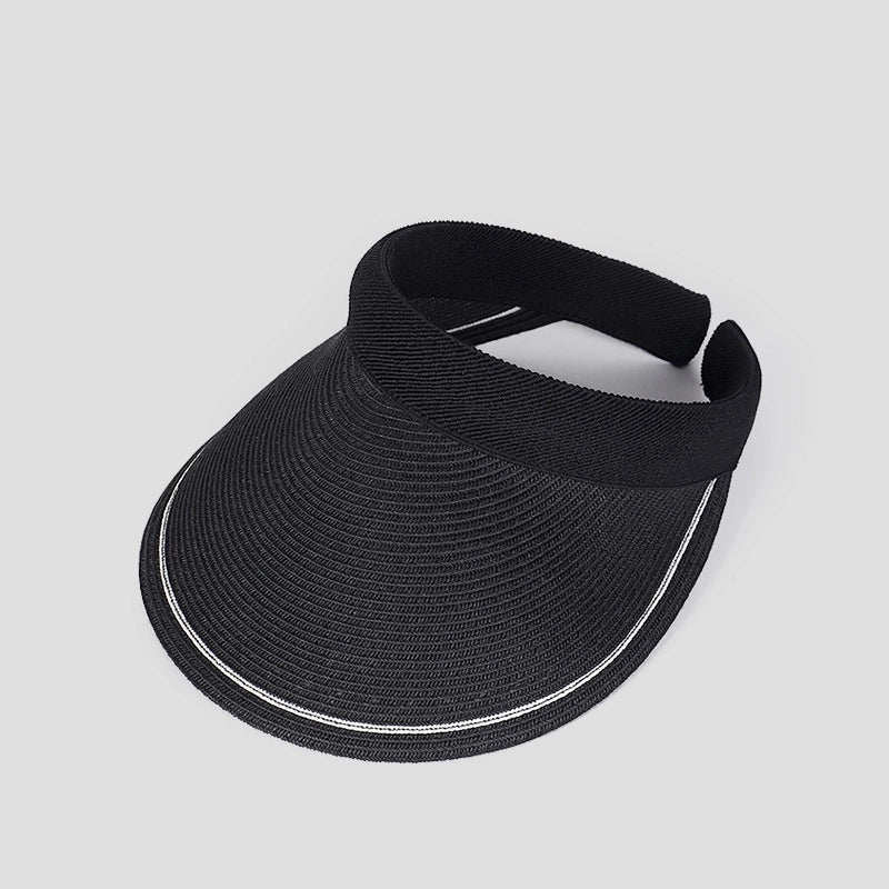 Women's Vacation Modern Style Color Block Solid Color Big Eaves Curved Eaves Sun Hat