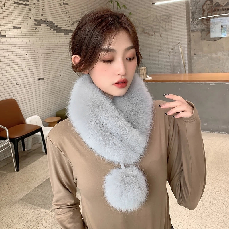 Women's Casual Minimalist Solid Color Artificial Wool Scarf