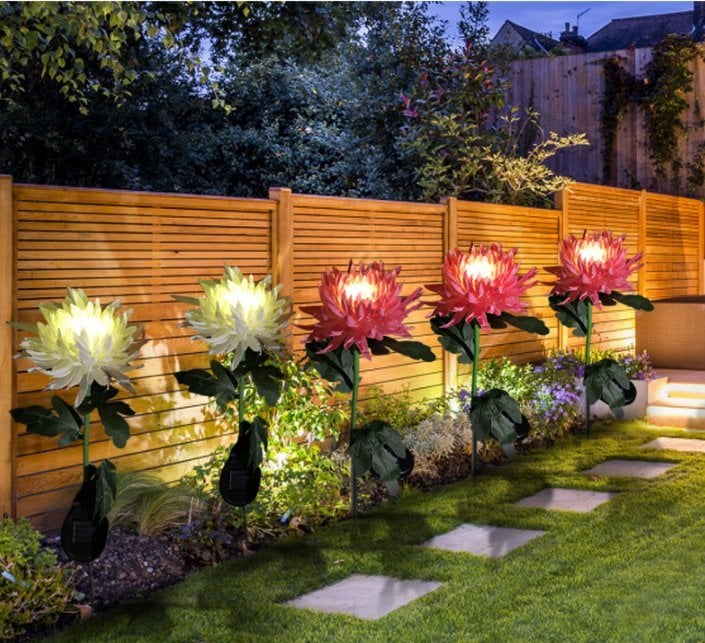 Chrysanthemum Solar Garden Light(6 PCS FREE SHIPPING)