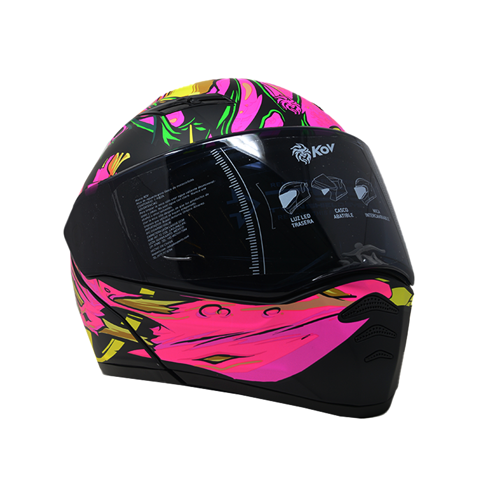 Casco Kov Estelar Zombie Rosa