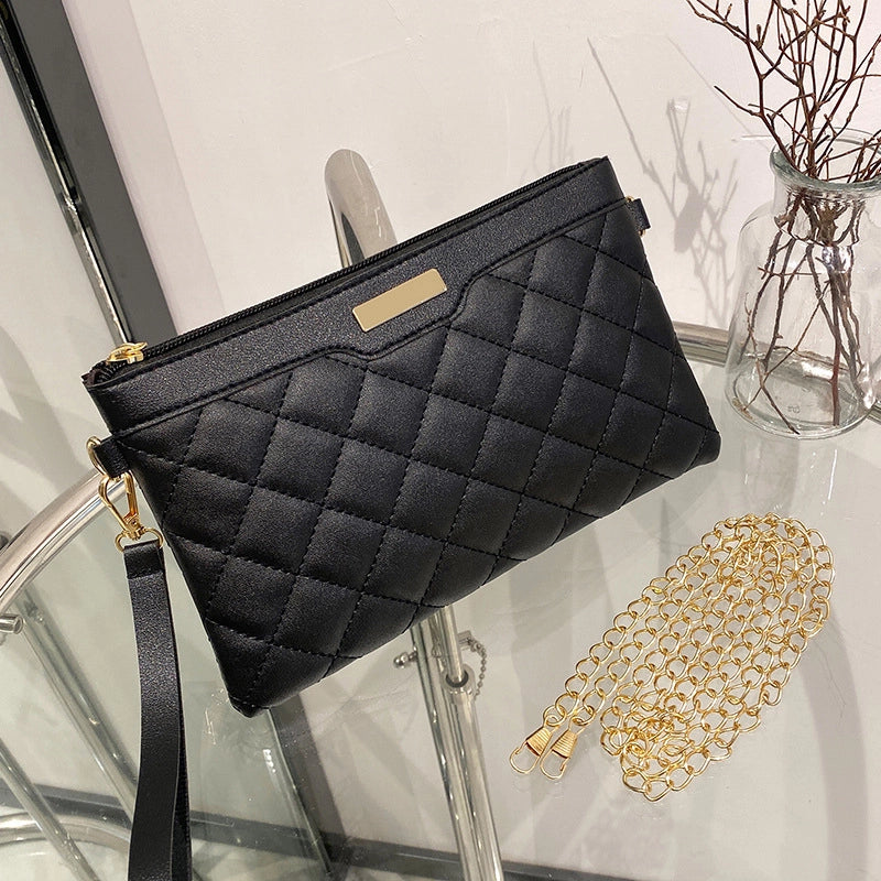 White Red Black Pu Leather Geometric Square Evening Bags