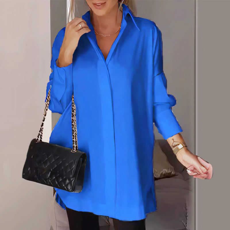 🎁2025 New Products Hot Sale✨Women's Comfortable Long Shirt