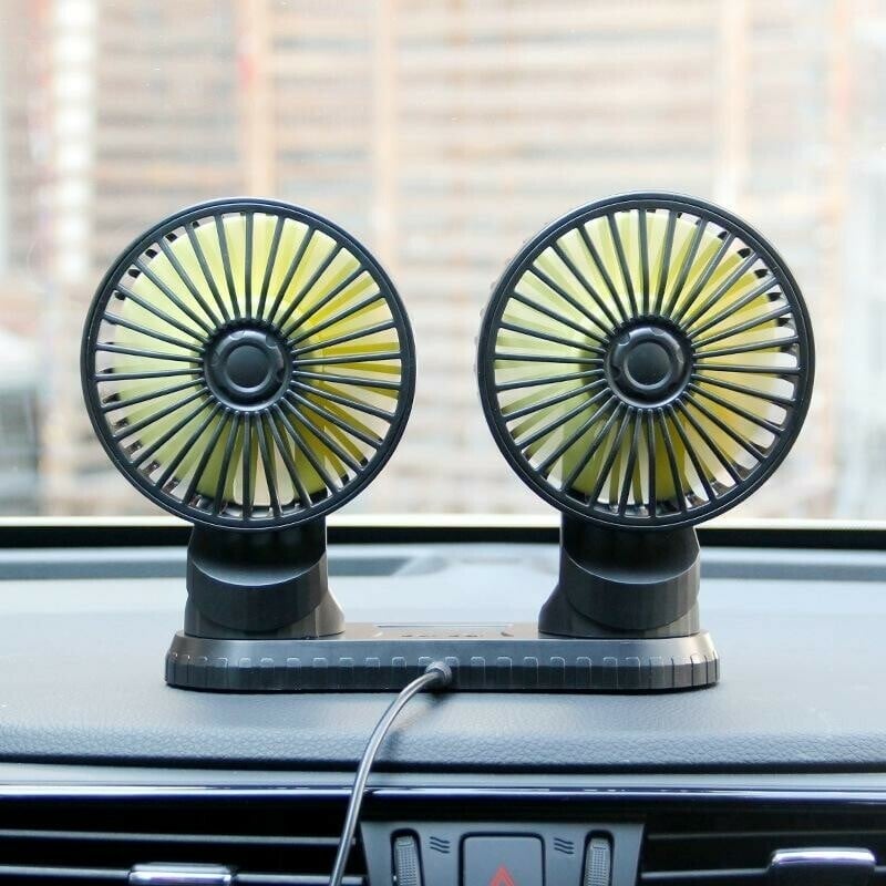 🎁Car Essentials✨Double Cooling Car Fan