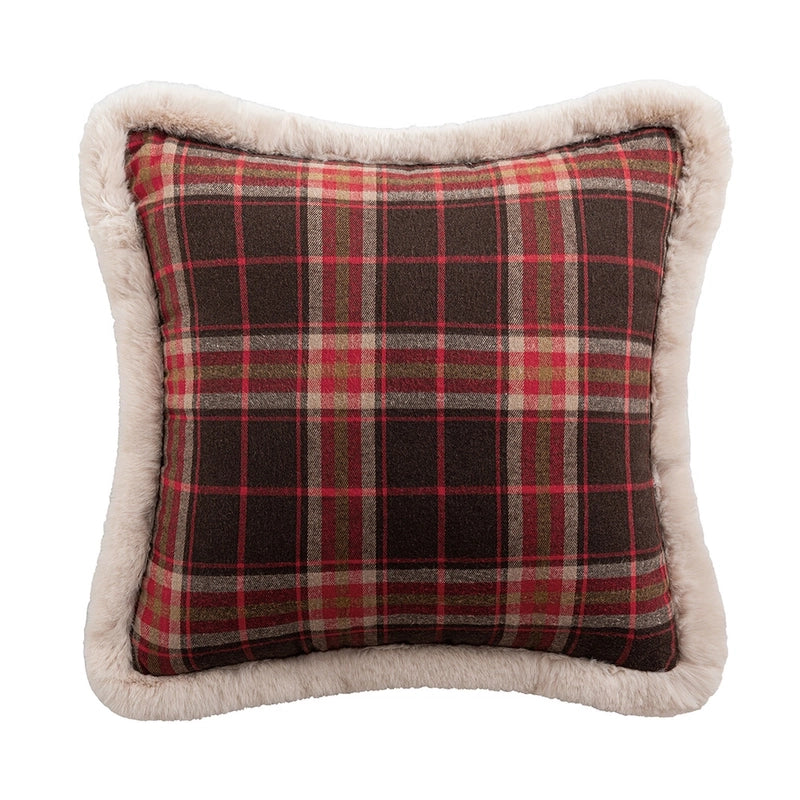 Elegant Plaid Polyester Throw Pillow Pillow Cases Couch & Sofa Decor