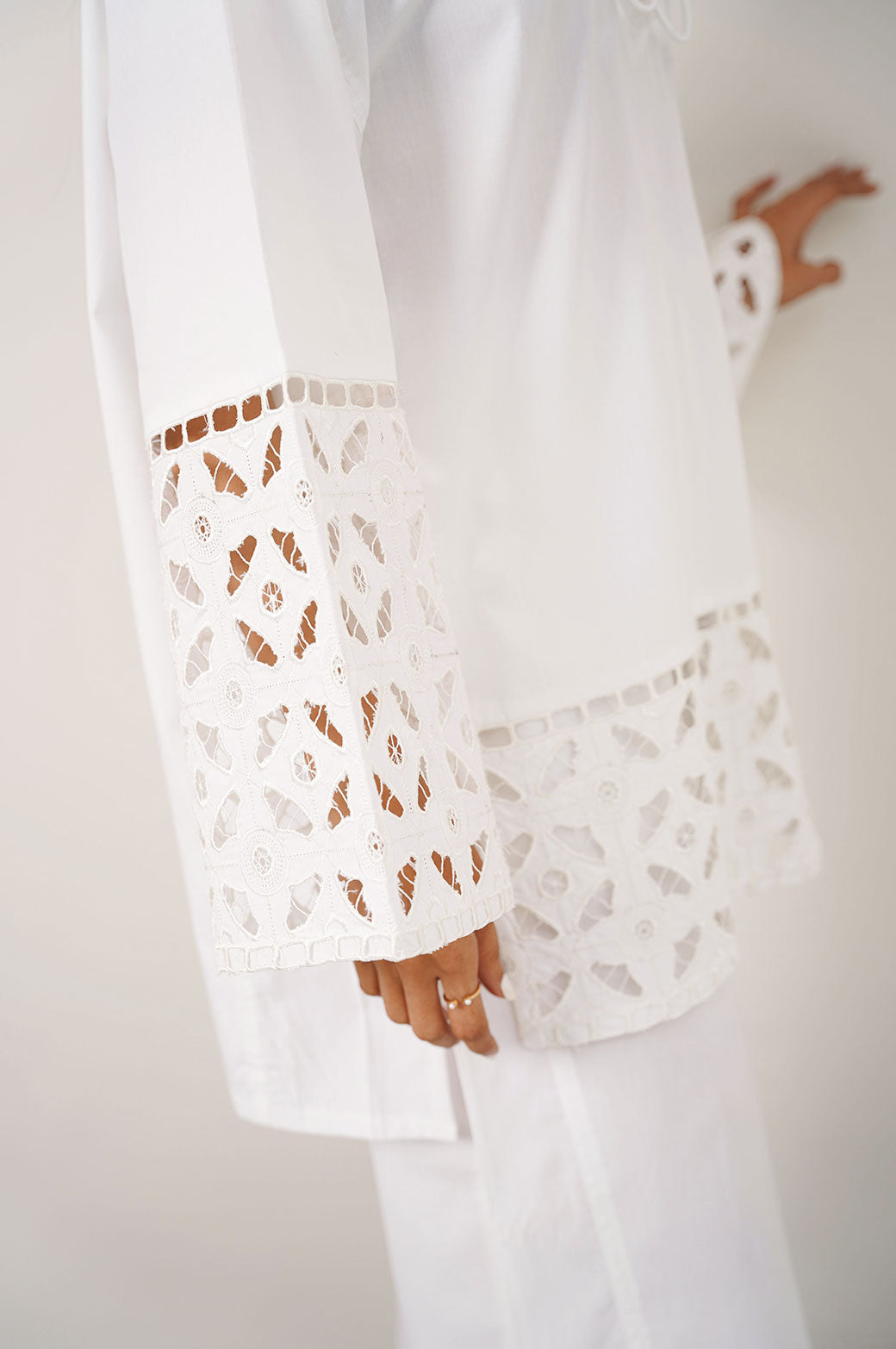 OPENWORK BOHO SHIRT