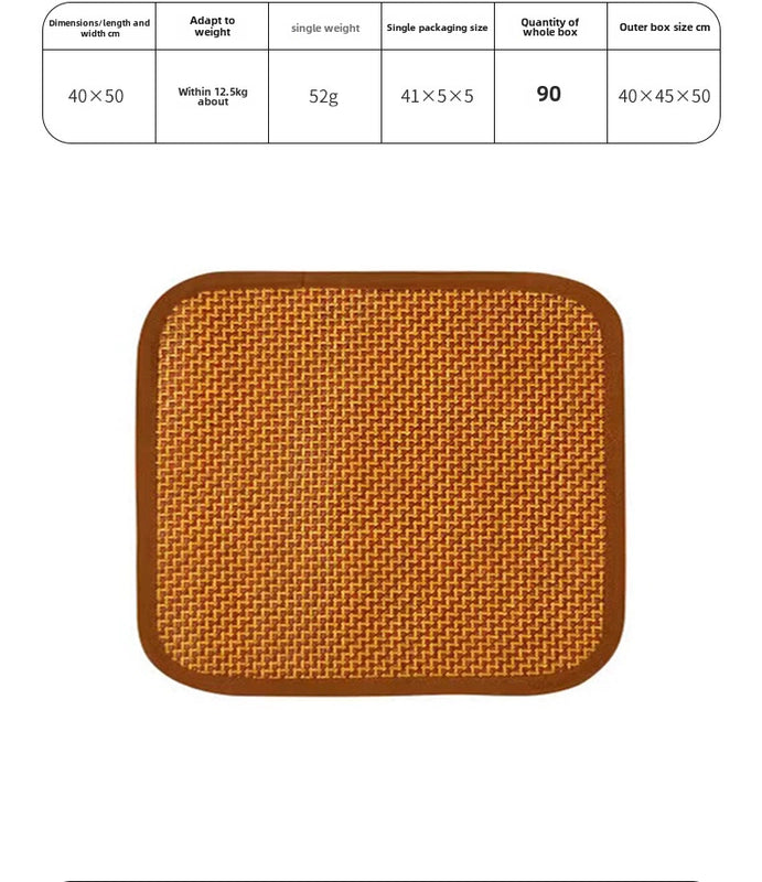 Pet Ice Mat Summer Summer Summer Mat Dog Mat Washable Rattan Mat Clear Summer Mat