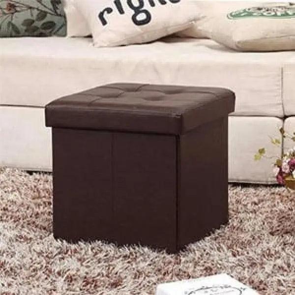 Square Shape PU Leather Rest Stool 13