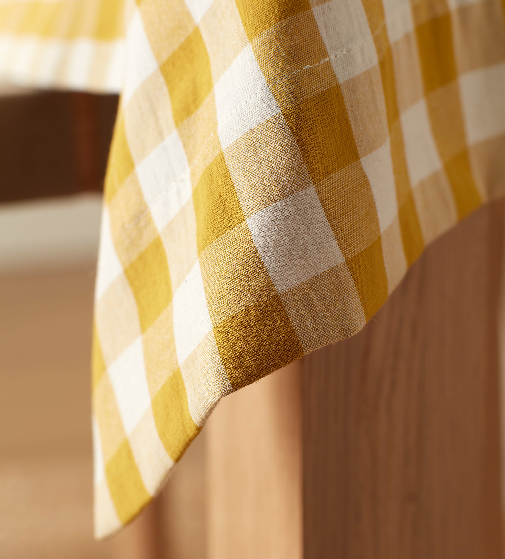 Saffron Heidi 100% Organic Cotton Tablecloth